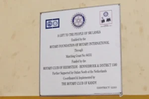 Securing Clean Water for Kandy: The Rotary Club’s Investment in Purification Technology